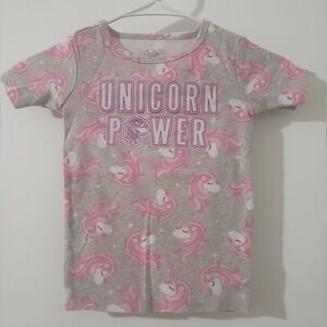 Children's Place Unicorn Power Tee Sz 6